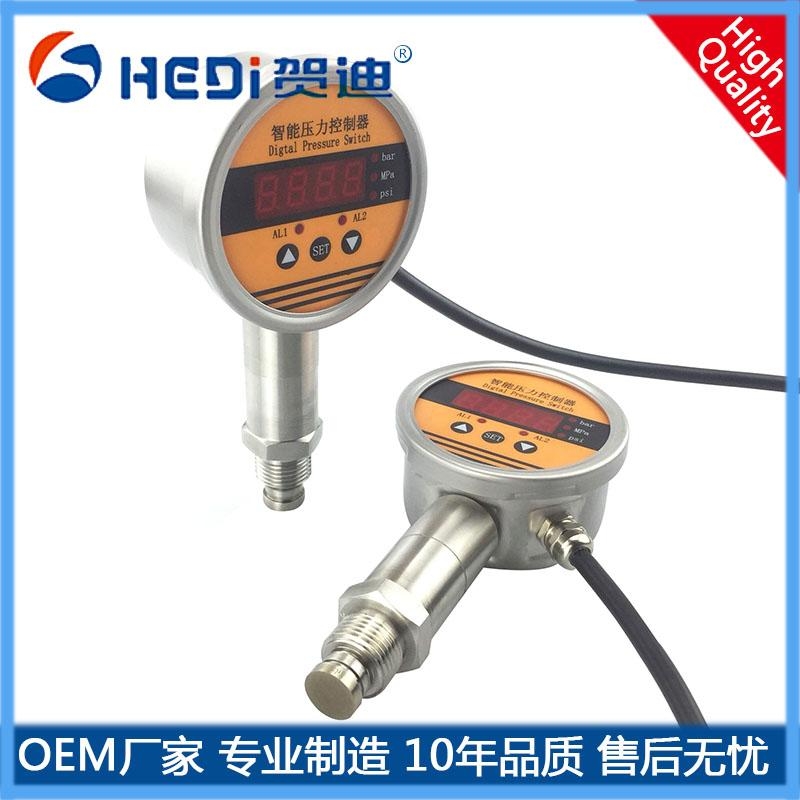 HDK104平膜智能壓力控制器-測量-壓力-控制于一體智能數顯壓力表-賀迪專業