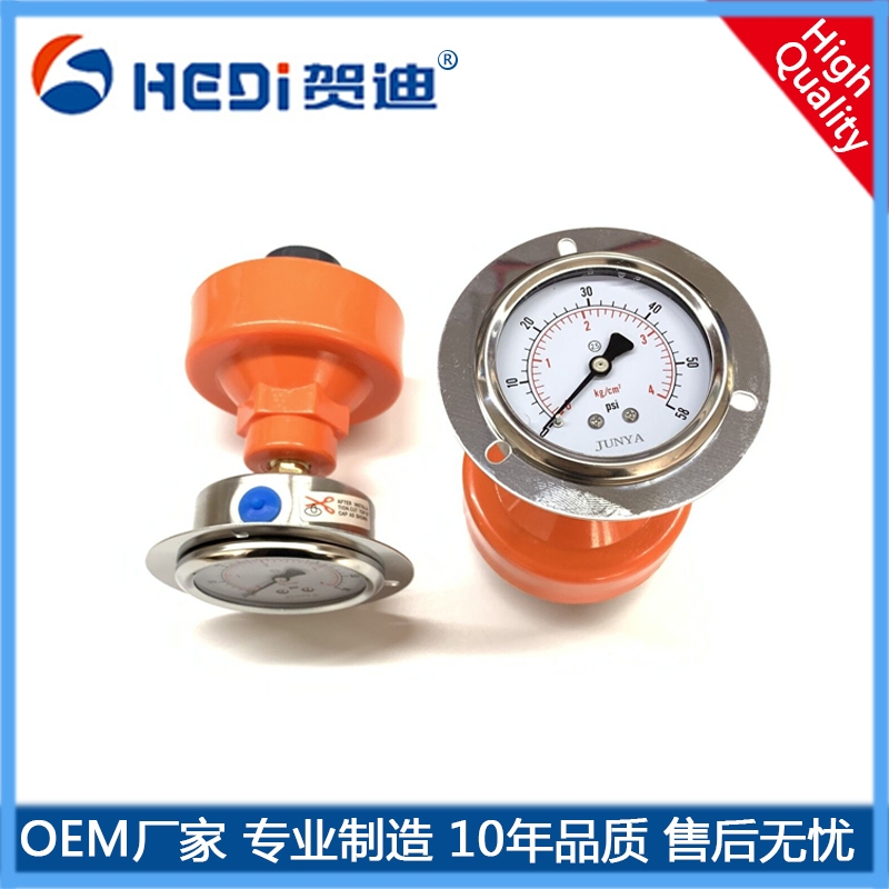 惠州批發溫度傳感器4~20mA 指針式壓力溫度表 賀迪OEM廠家